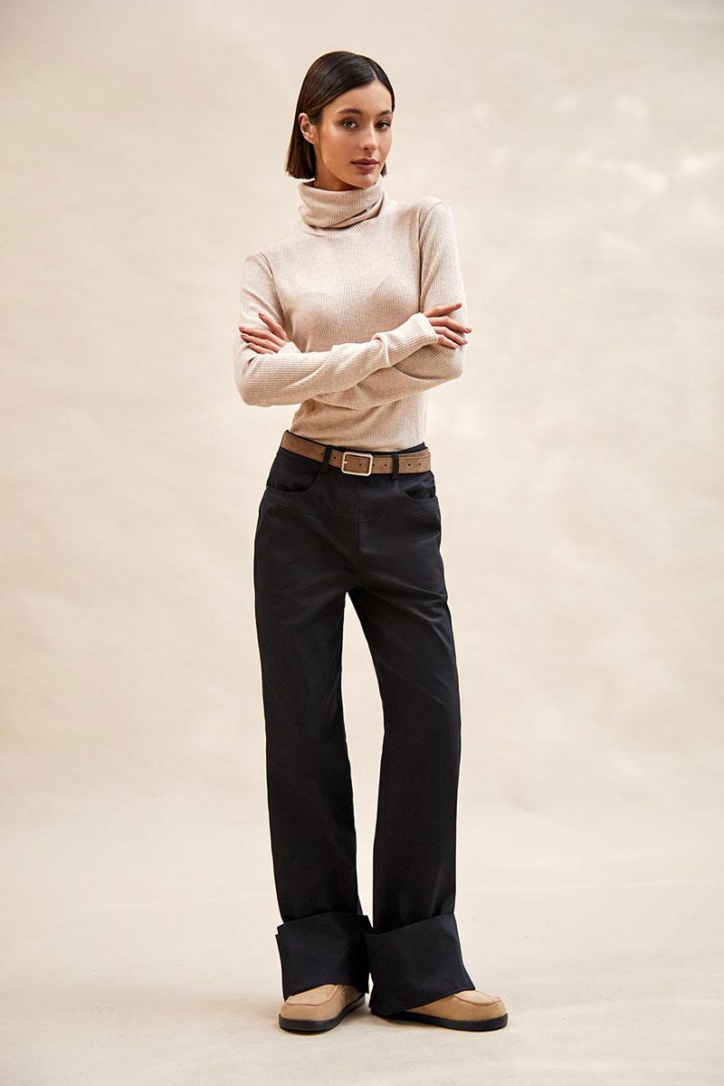 Брюки Rivoli 5259 черный купить Брюки и шорты Belmoda25